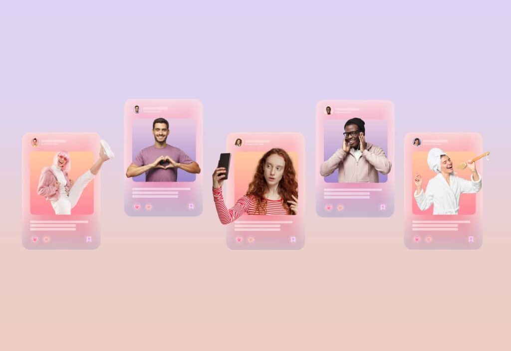 Beste Zeit für Instagram Post _ Social Media Profile von verschiedenen Influencern