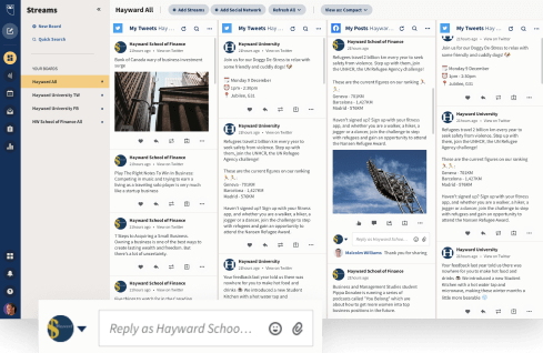 Social Media Management Tool Hootsuite Screenshot
