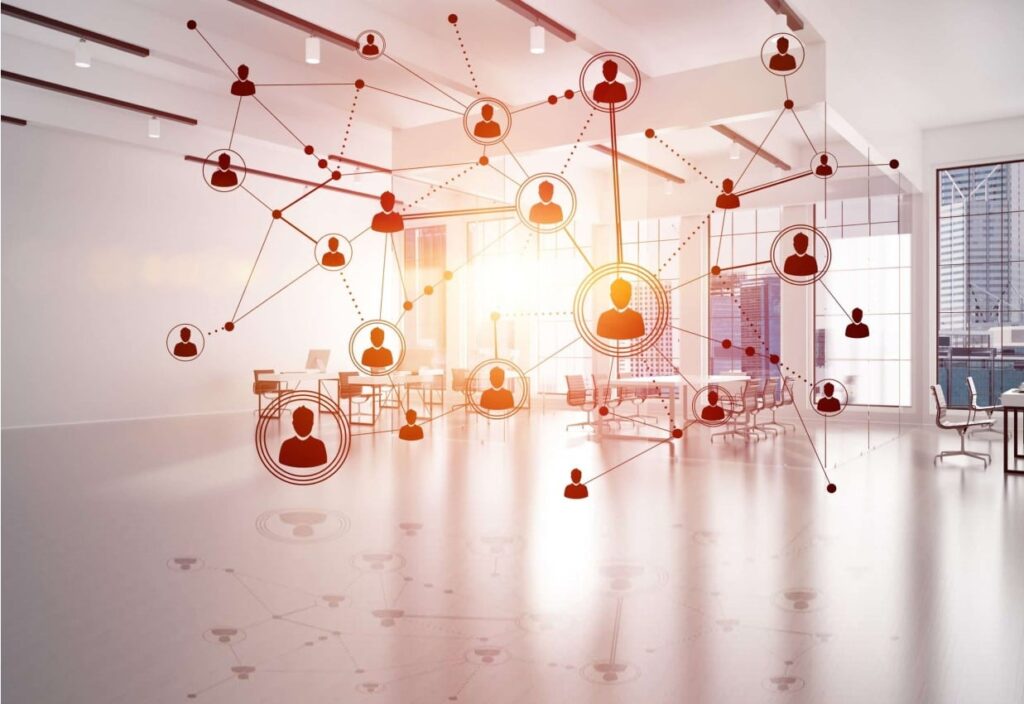 Online Marketing Berufe; Personen Netzwerk