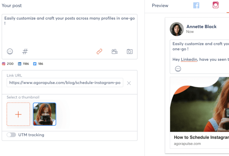Social Media Management Tool Agorapulse Screenshot