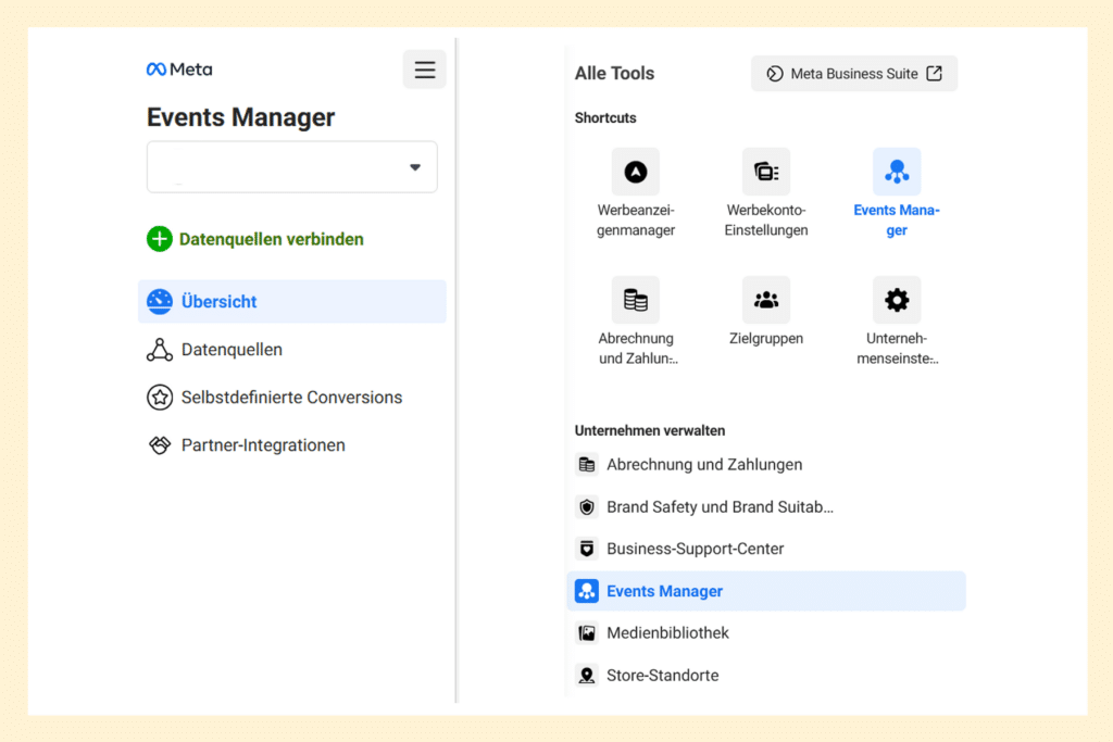 Facebook Pixel ; Events Manager