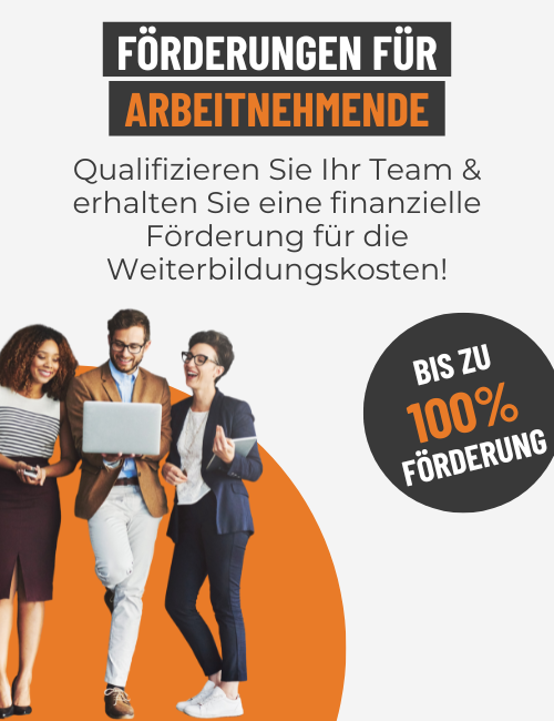 Erhalten Sie eine finanzielle Förderung für Weiterbildungskosten!